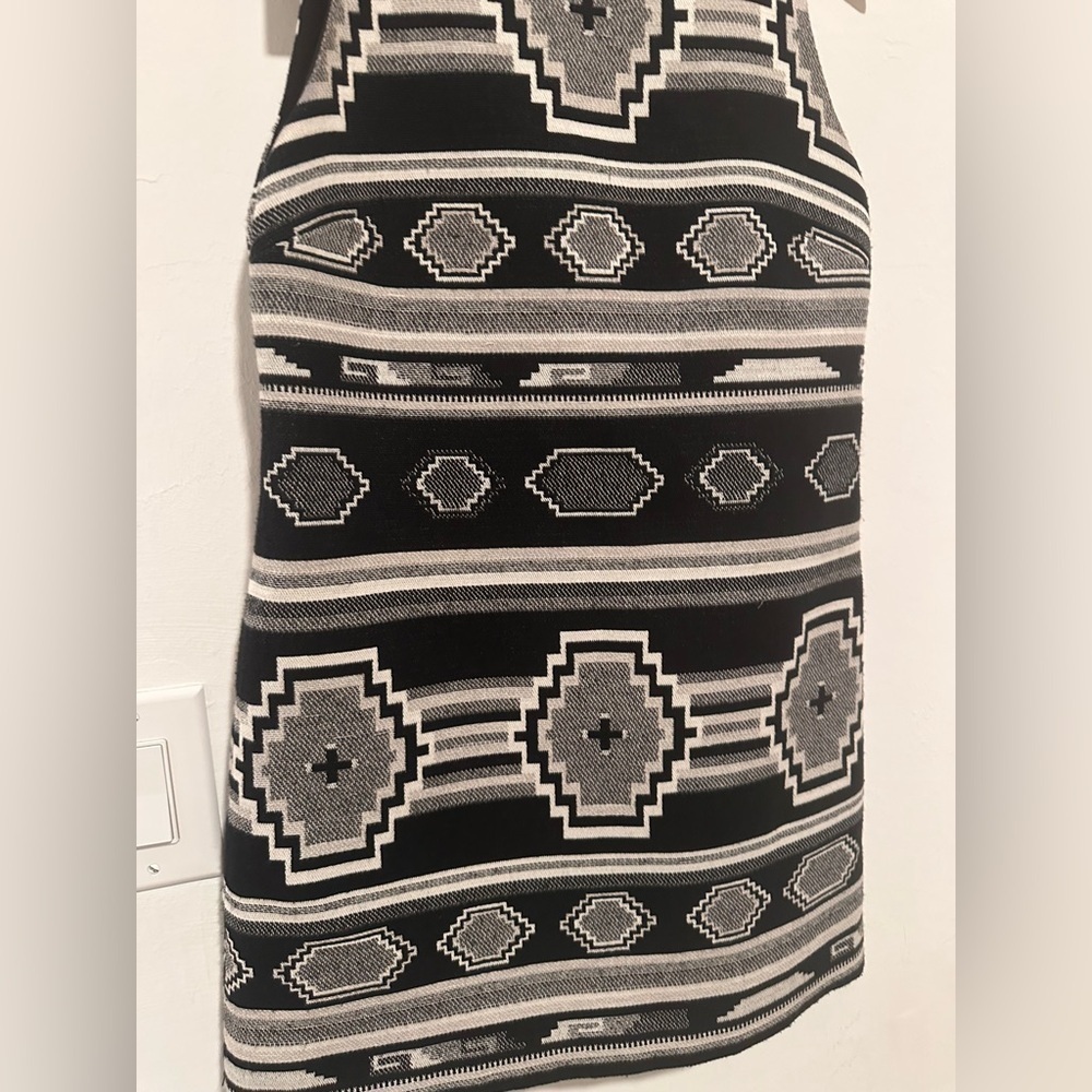 Alice + Olivia Clyde A-Line Shift Dress in Black and White Sz S‎ - Picture 7 of 7